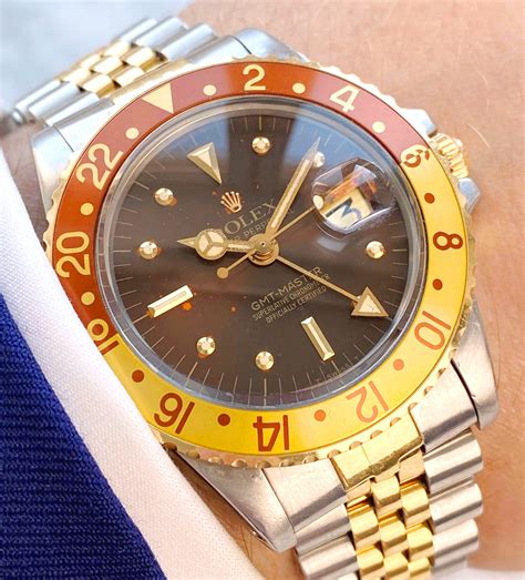 rolex 1675 root beer dial.